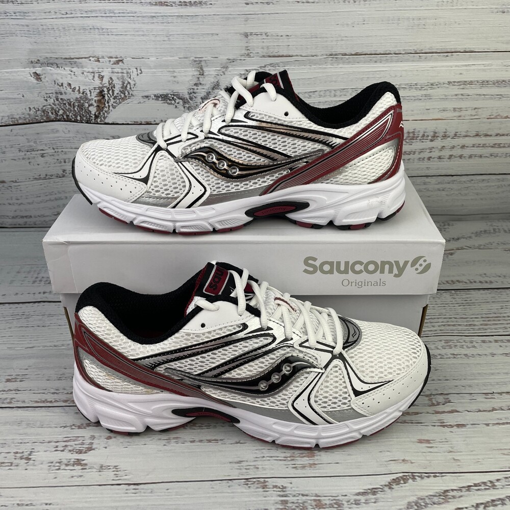 Saucony Ride Millennium Womens US 10.5 Running Shoes White Red